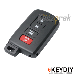 Keydiy 712 - TB06-4 - surový klíč - dálkový ovladač